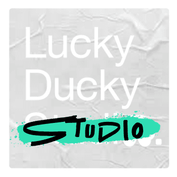 Sticker Logo Lucky Ducky Studio
